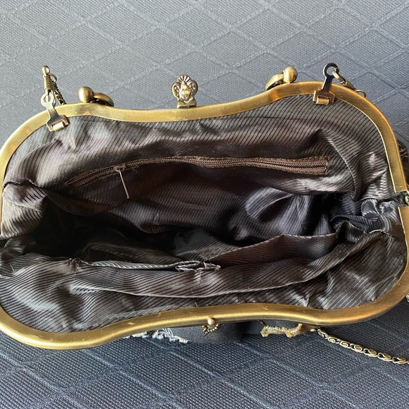 Beautiful Vintage handbag purse clutch - Picture 8 of 9